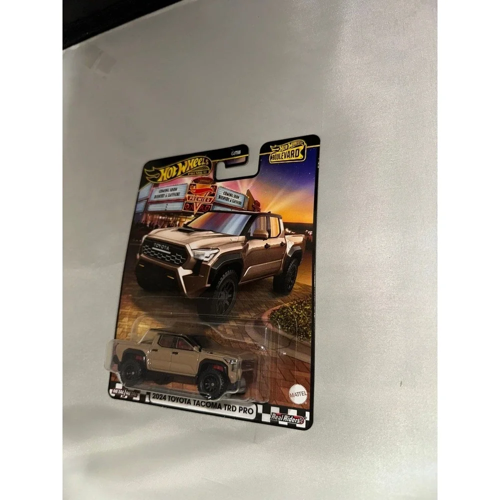Hot Wheels Premium Boulevard 2024 Toyota Tacoma TRD Pro Tan Diecast Car 128